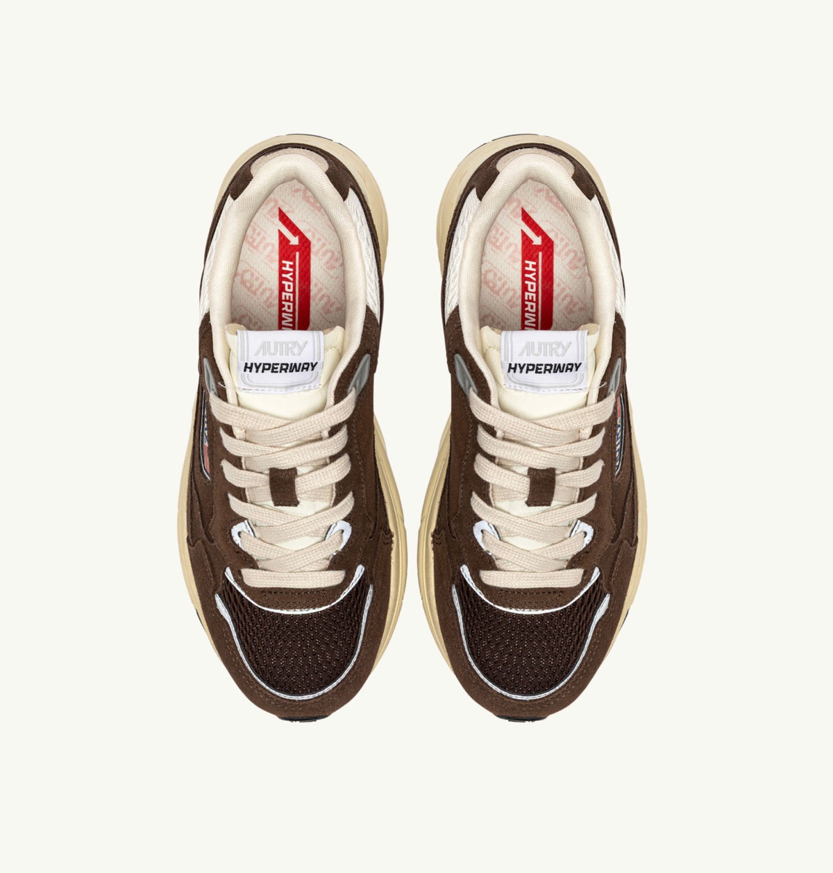 AUTRY HYPERWAY LOW WOM UM25 SUEDE/MESH COTTO/MARSHMALLOW