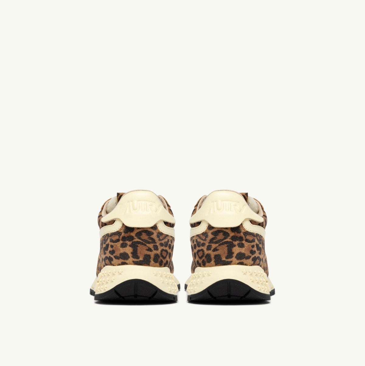 AUTRY REELWIND LOW WOM UJ02 SUEDE/LEATHER LIGHT LEOPARD/RUTABAGA