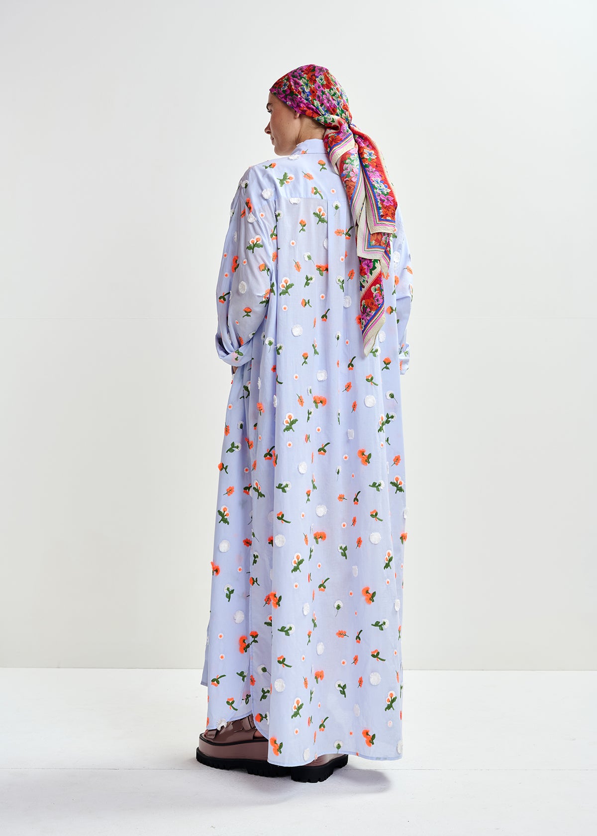 JAMANNA EMBROIDERED MAXI DRESS