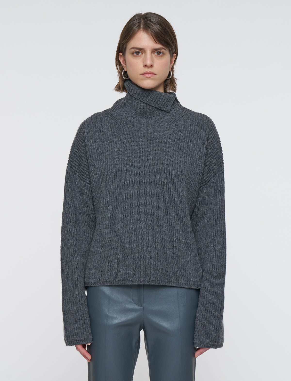 High Nk Ls-New Cardigan Stitch RWS