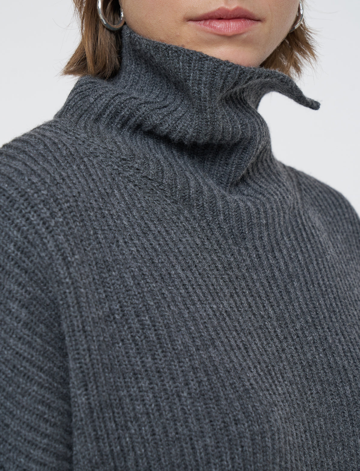 High Nk Ls-New Cardigan Stitch RWS