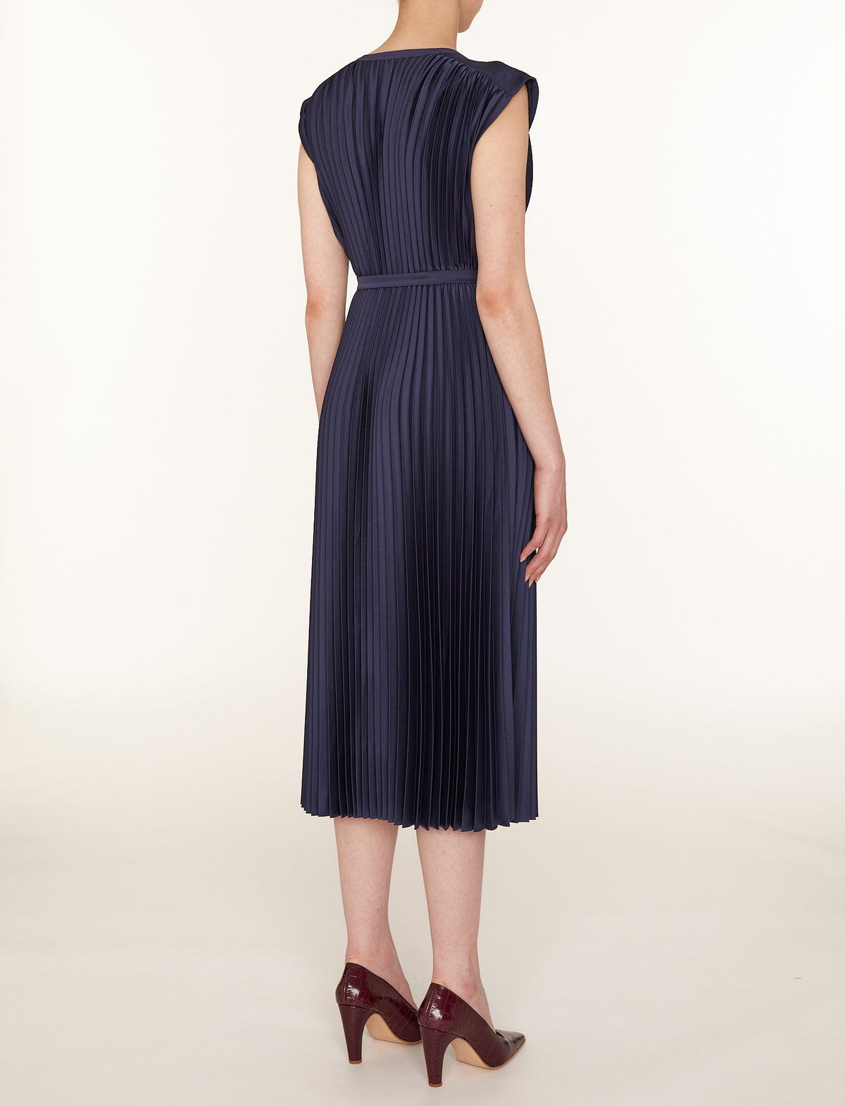 Volta-Dress-Knit Weave Plisse