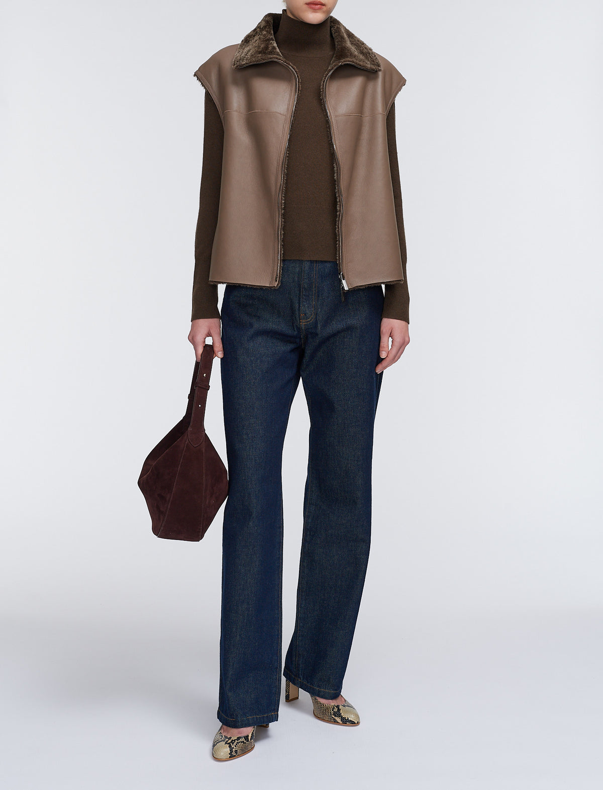 Nico-Jkt-Textured shearling