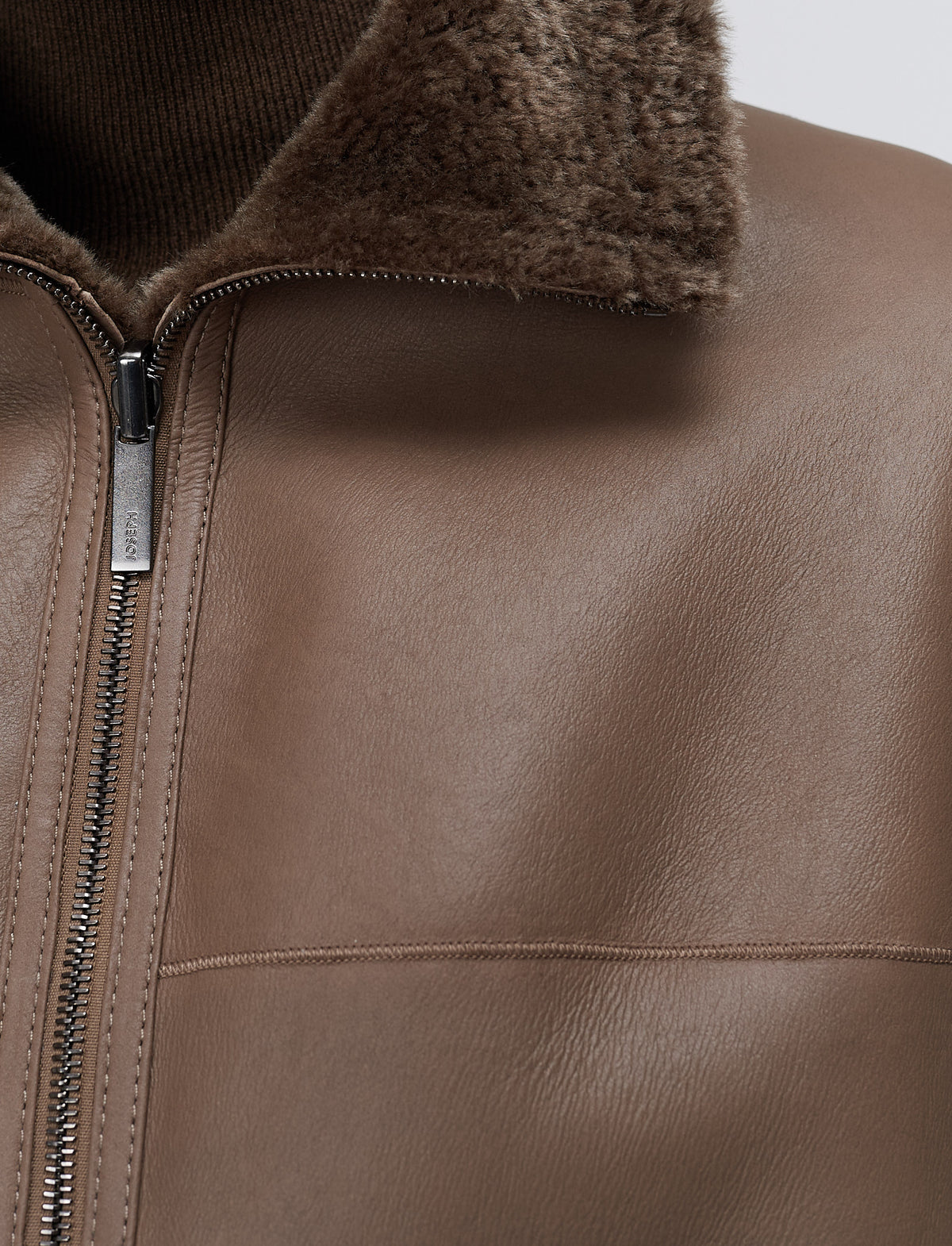 Nico-Jkt-Textured shearling