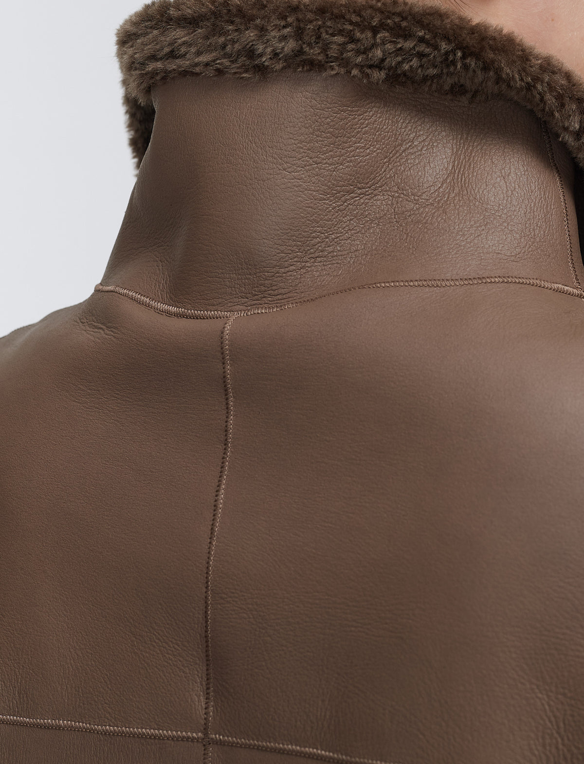 Nico-Jkt-Textured shearling