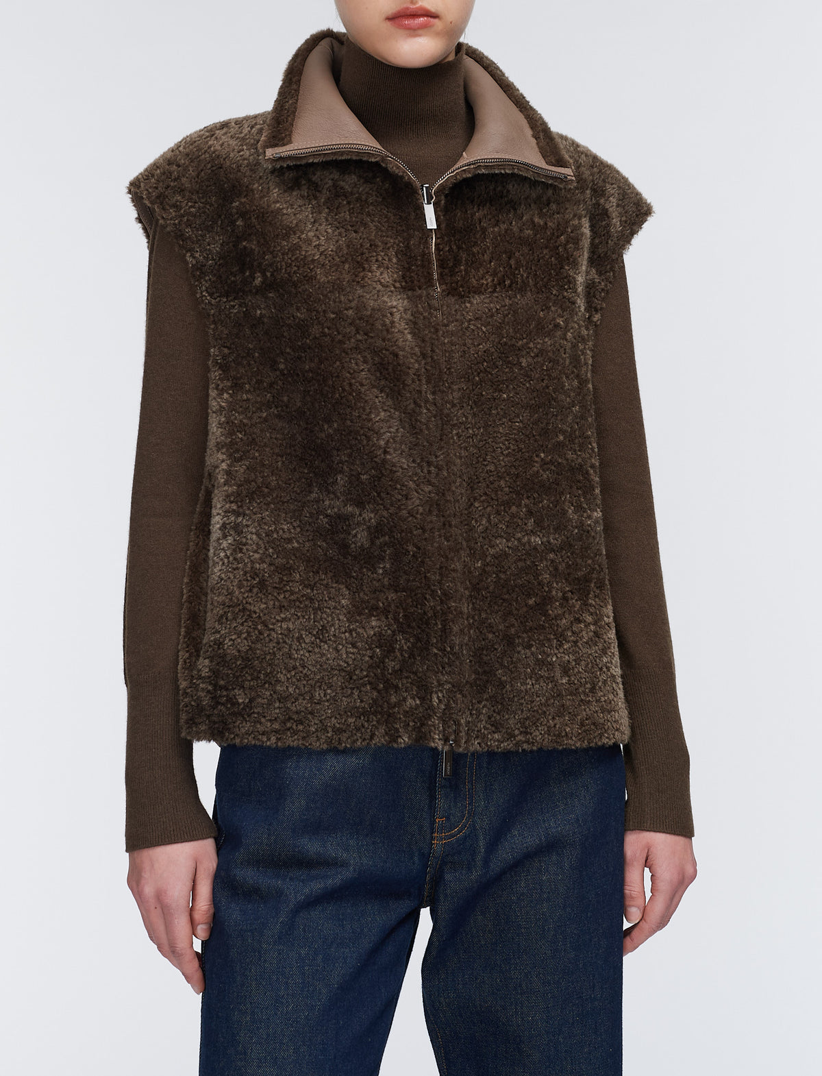 Nico-Jkt-Textured shearling