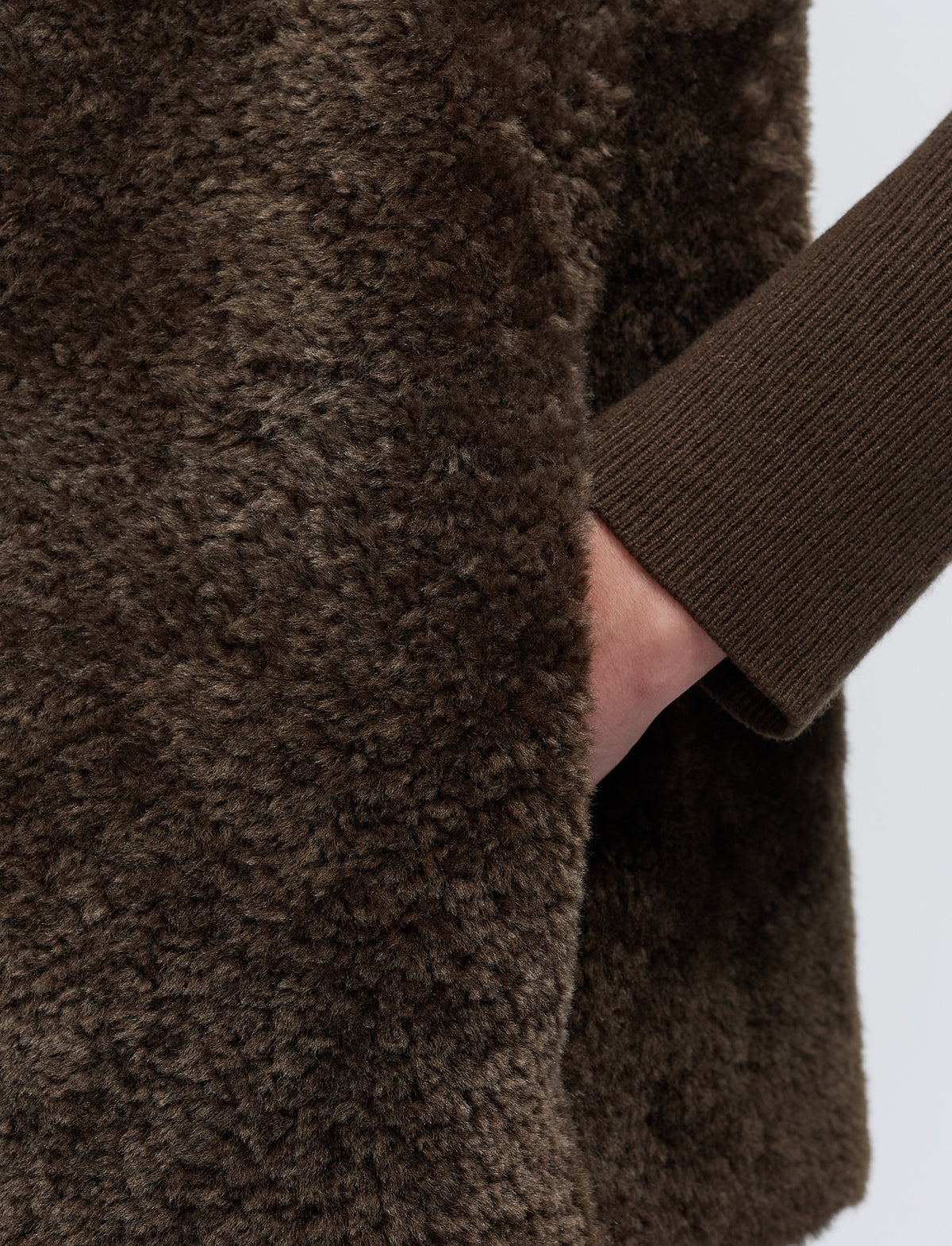 Nico-Jkt-Textured shearling