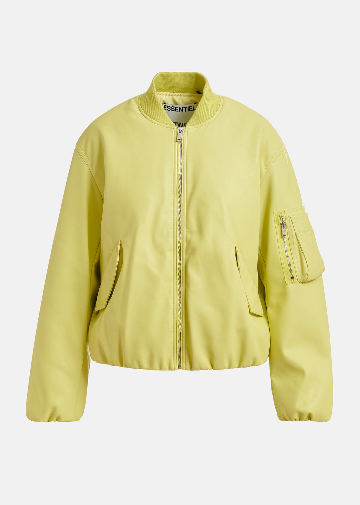 JUG FAUX LEATHER BOMBER