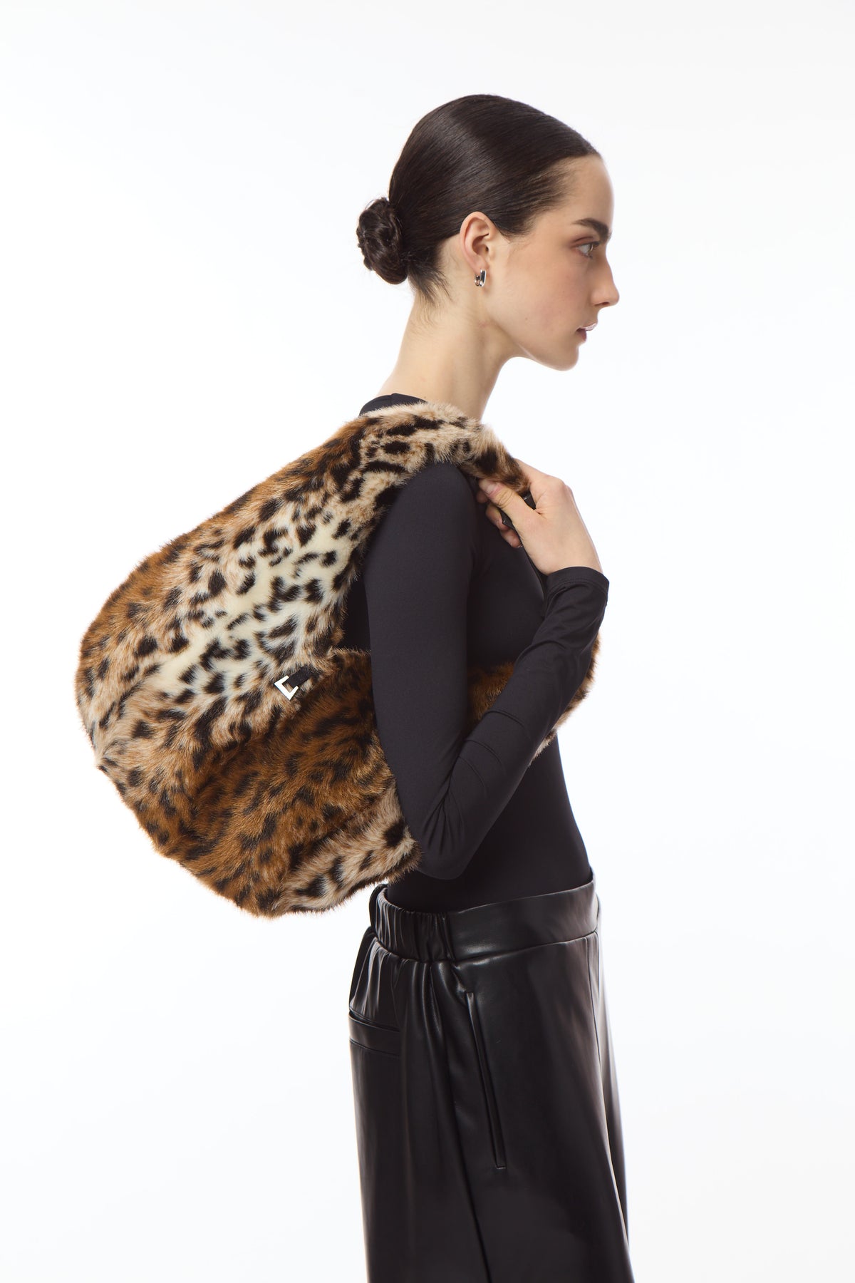 Colette Shaved Leopard Bag