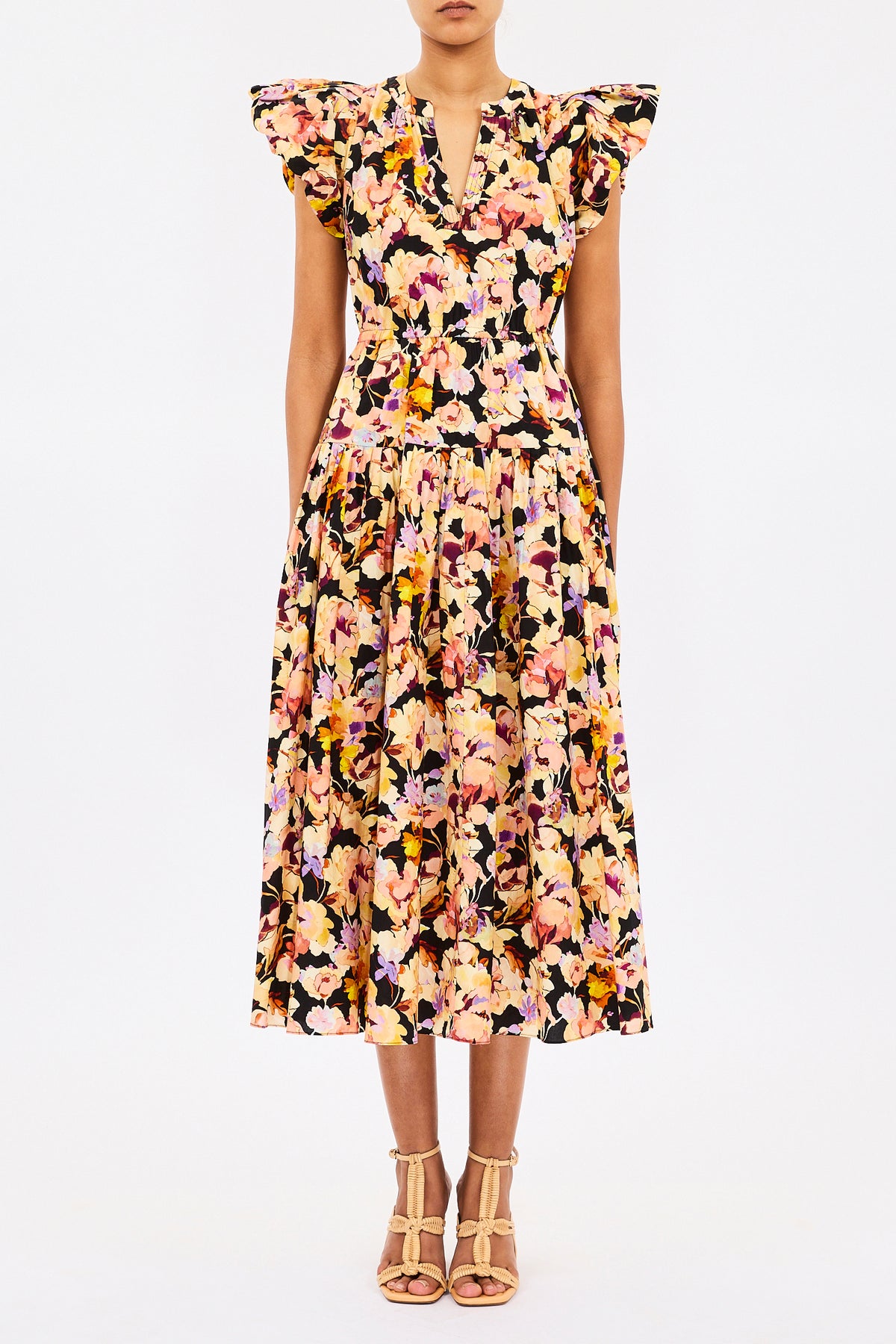 Marin Cotton Midi Dress