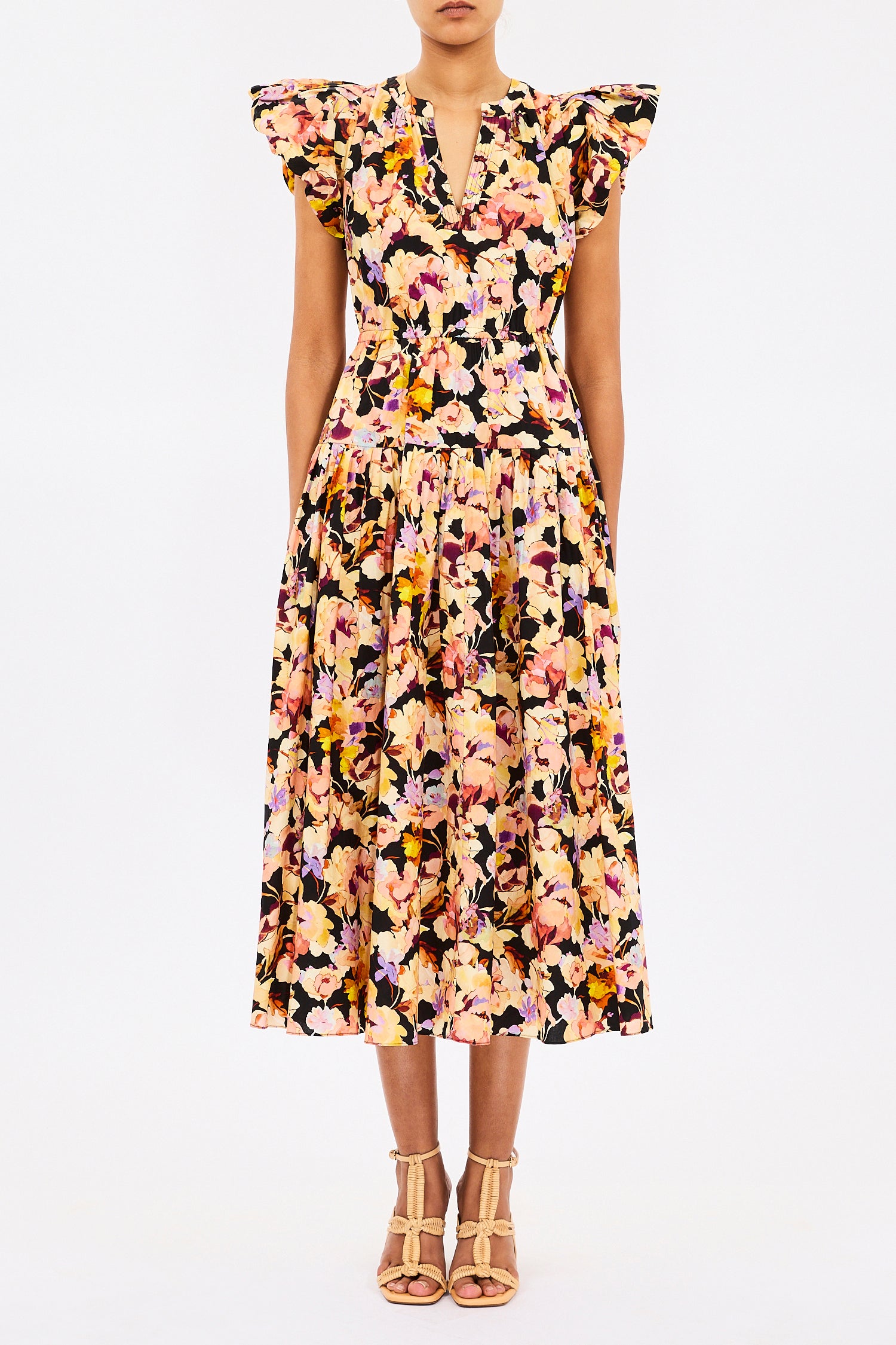 Marin Cotton Midi Dress
