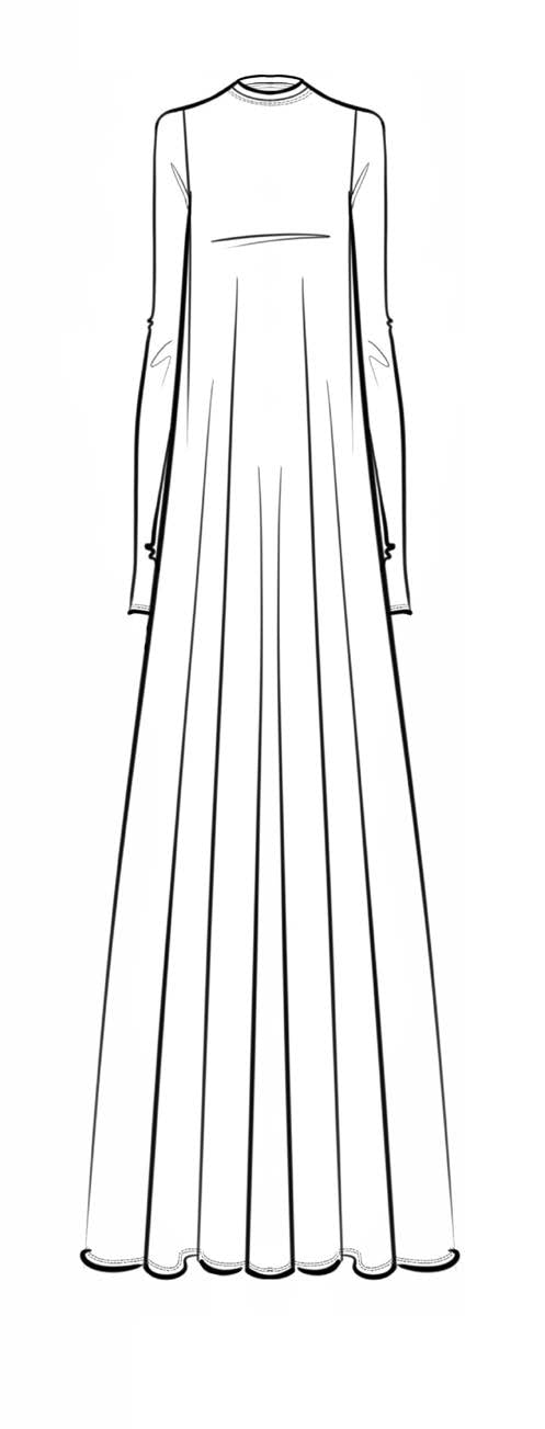 Amari Jersey Long Sleeve Dress