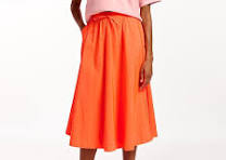 Essentiel Antwerp Fuchsia Mid-Length Skirt