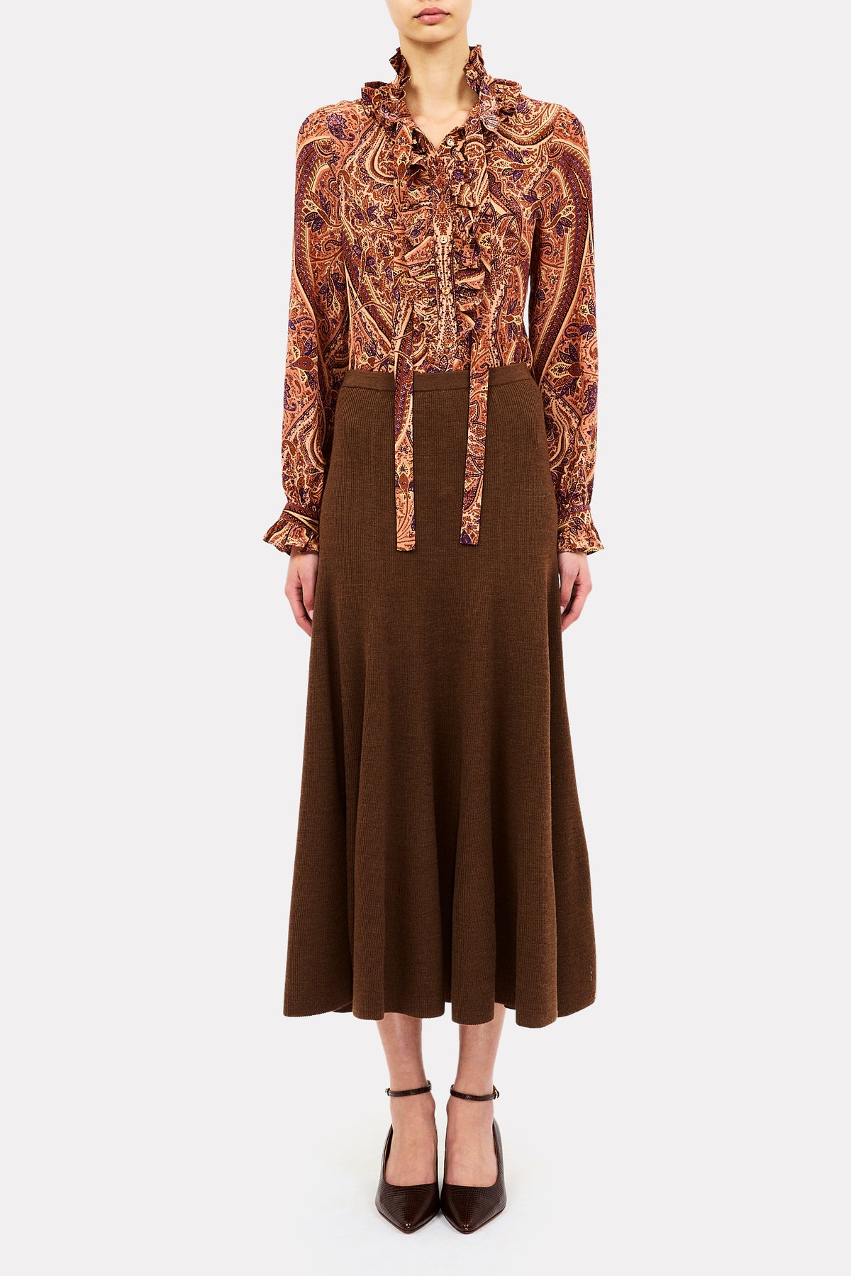 Catroux LS Silk Blouse
