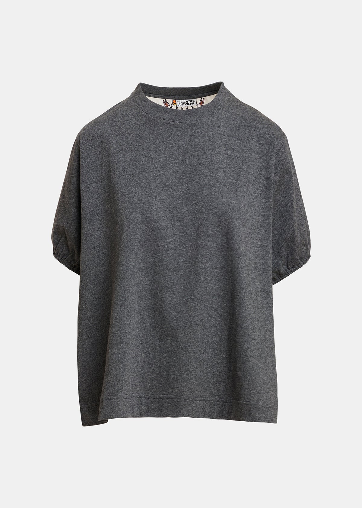 KOS T-SHIRT WITH SILK SCARF BACK