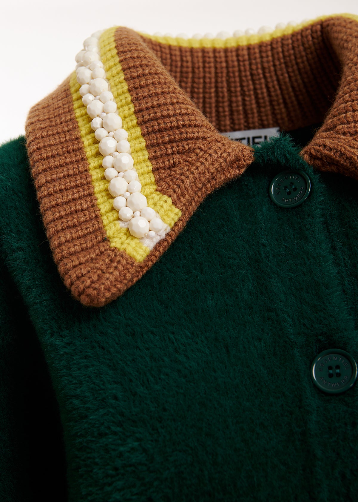 KAMORE KNIT JACKET WITH COLLAR