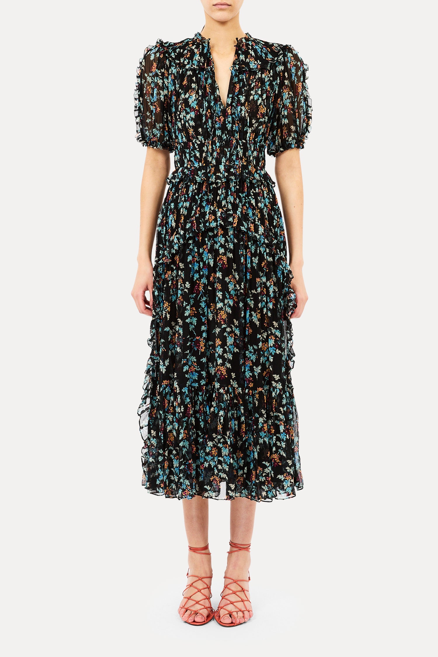 Ulla Johnson Wren SS Silk Dress