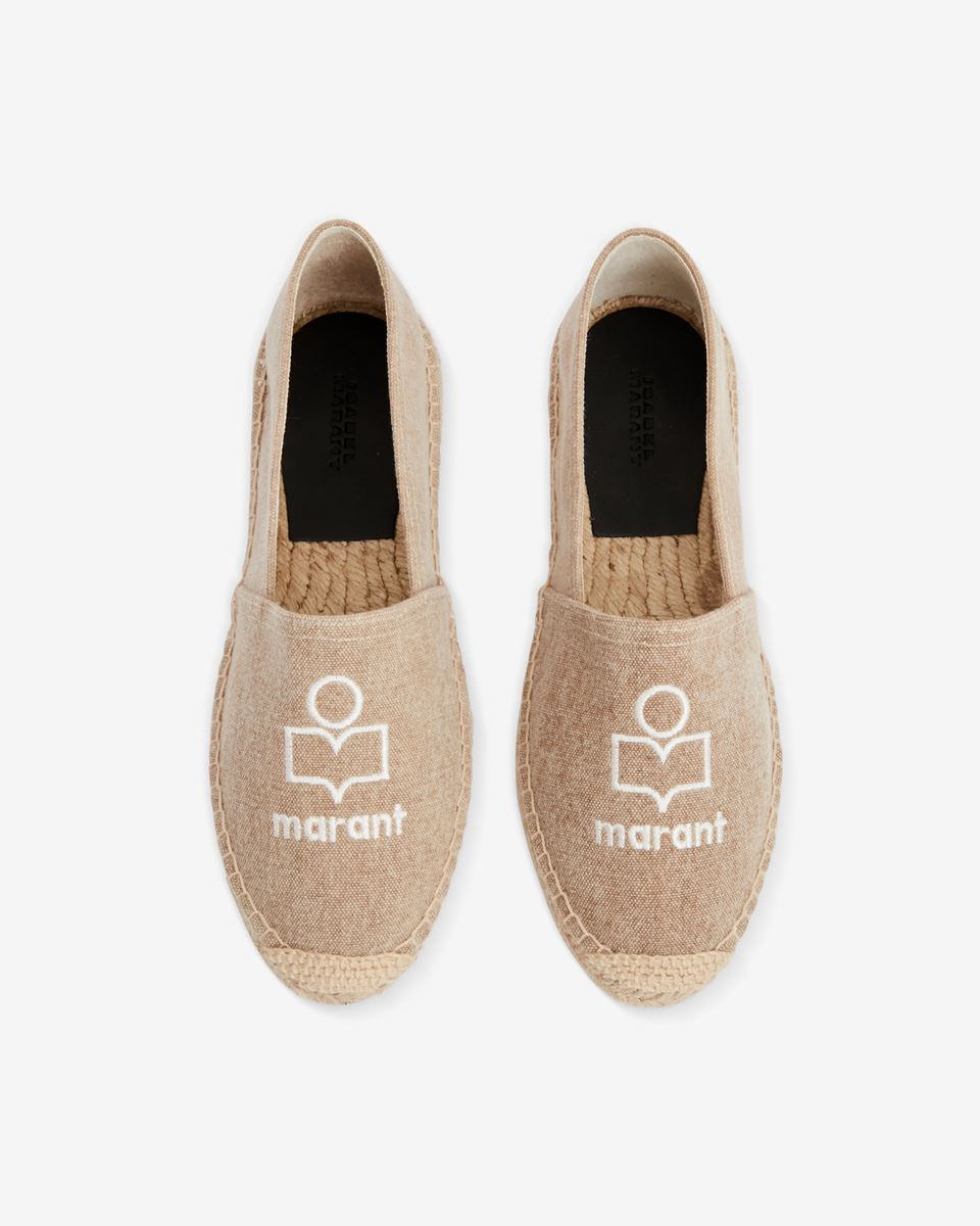 Isabel Marant Canae Logo Canvas Espadrilles