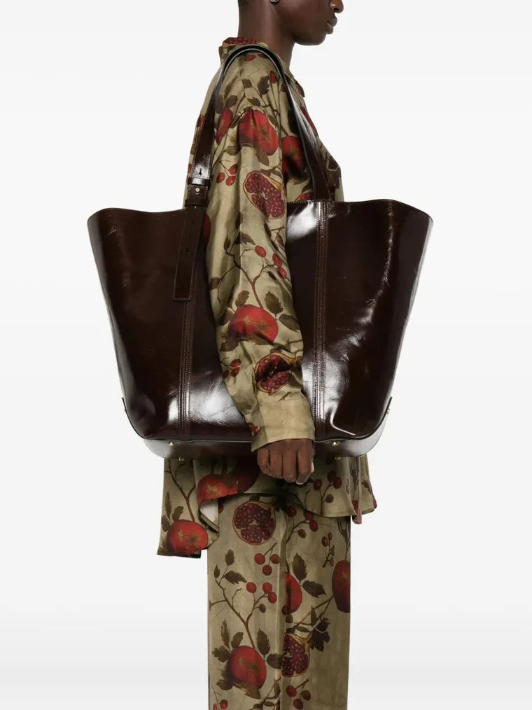 Golden Goose Large Leather Tote Bag