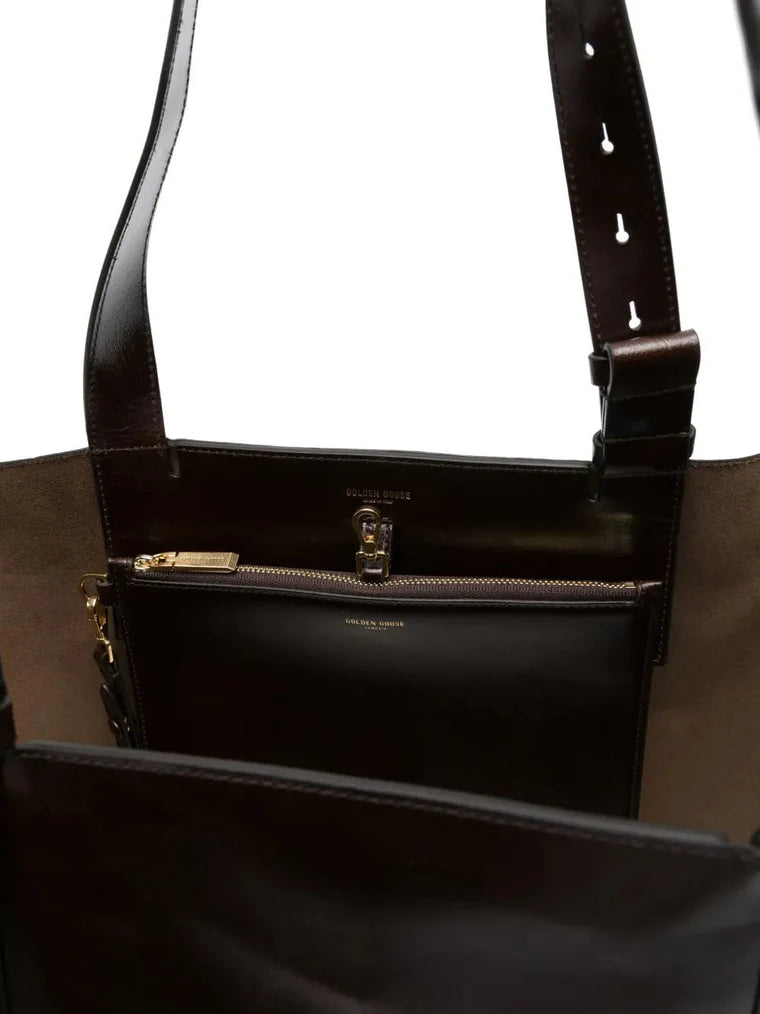 Golden Goose Large Leather Tote Bag