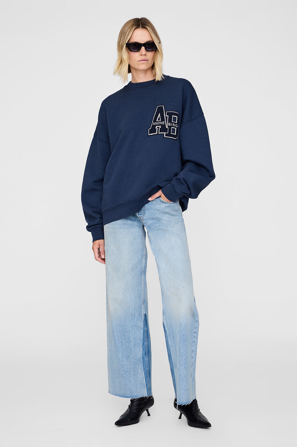 Anine Bing Miles Oversized Sweatshirt