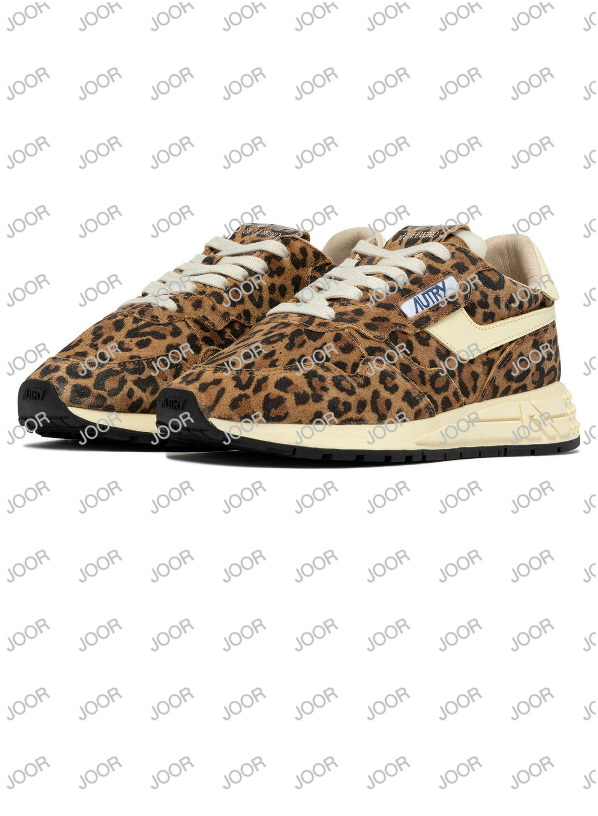 REELWIND LOW WOM UJ02 SUEDE/LEATHER LIGHT LEOPARD/RUTABAGA