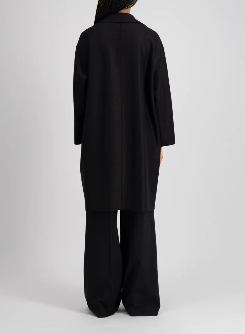 Harris Wharf London Dropped Shoulder Coat Pressed Wool