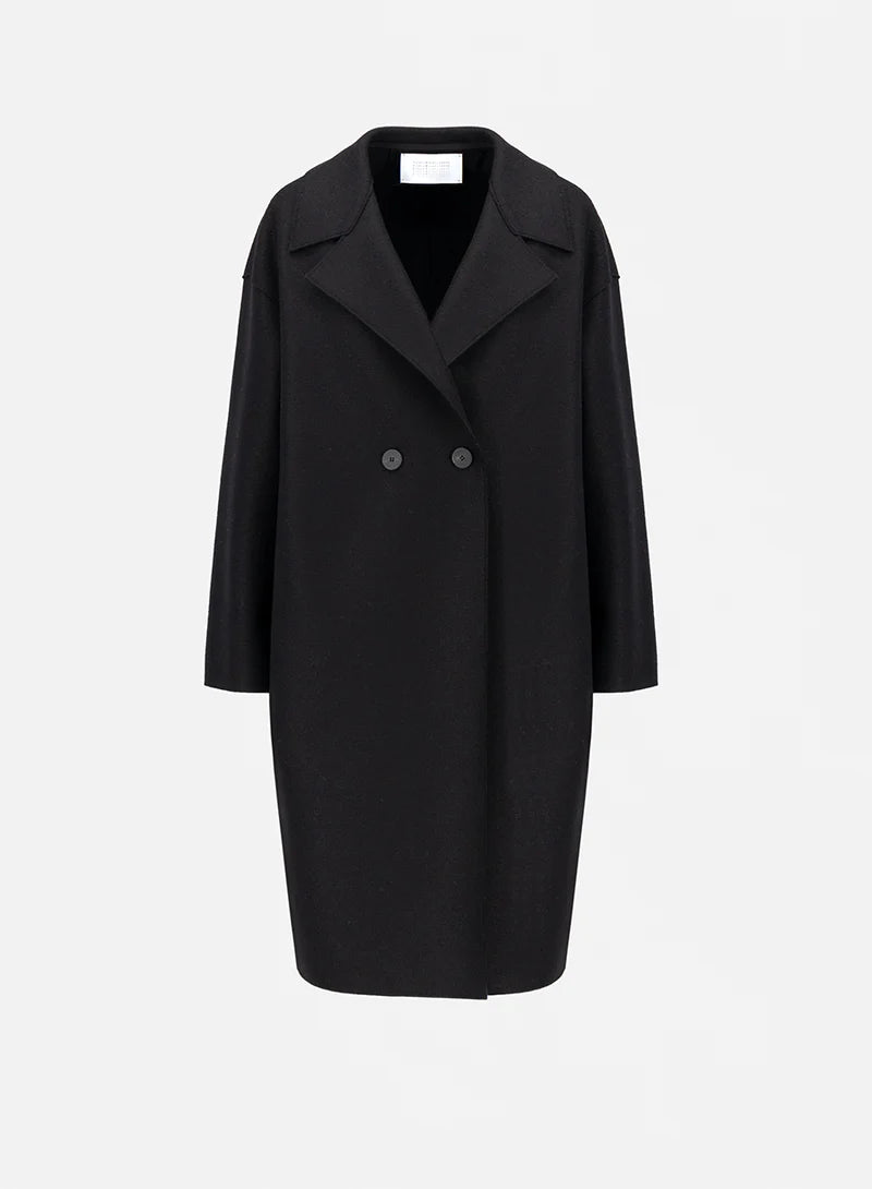 Harris Wharf London Dropped Shoulder Coat Pressed Wool