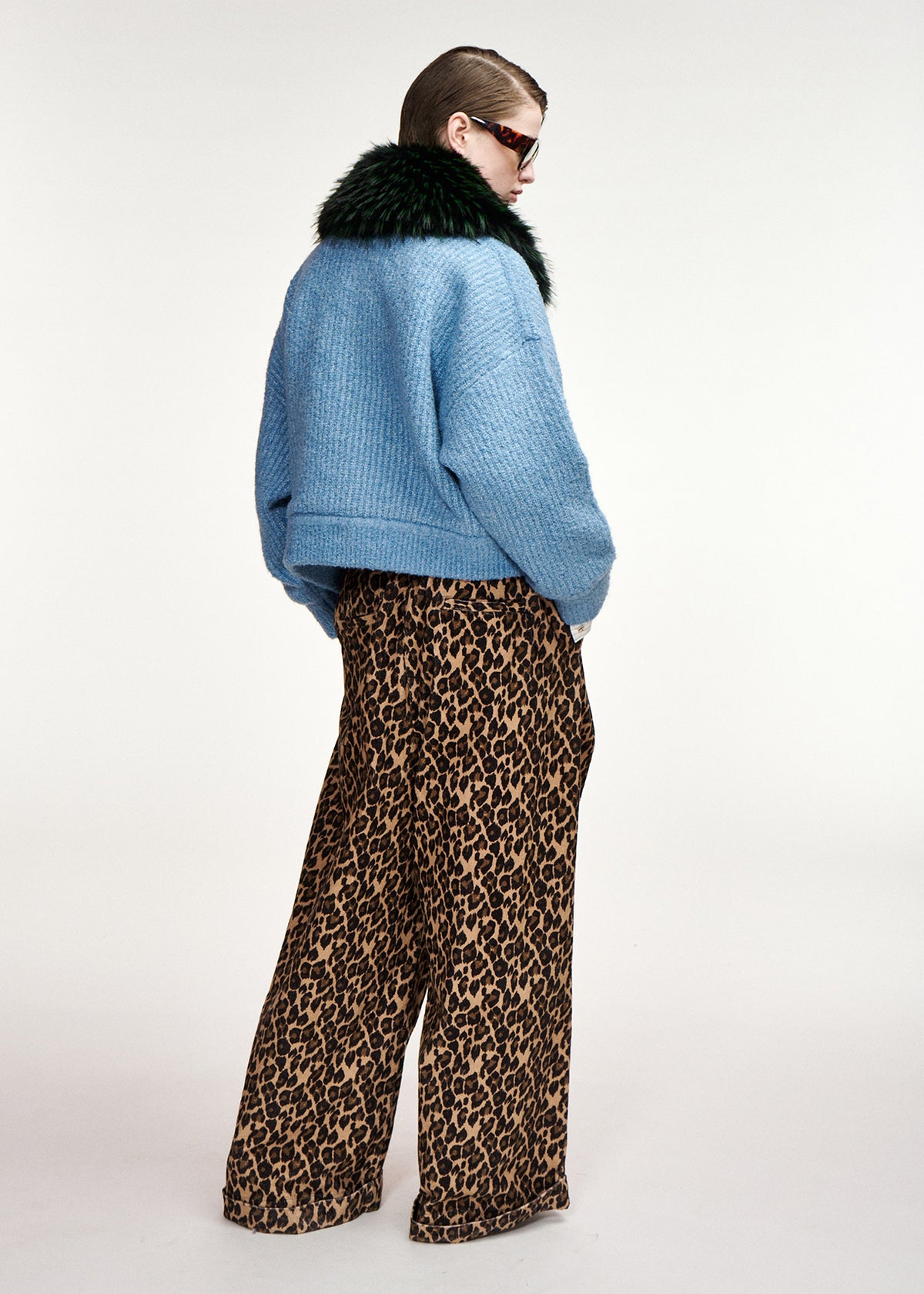 KANADA KNITTED JACKET WITH FUR