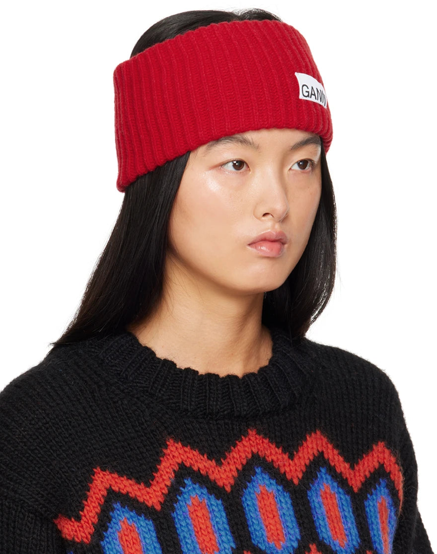 Ganni Structured Rib Headband