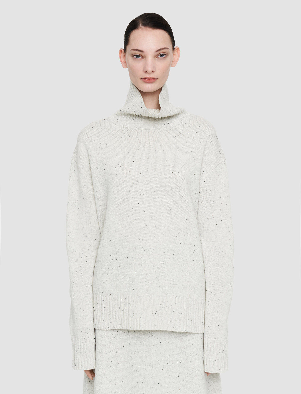 Joseph High Neck Tweed Knit