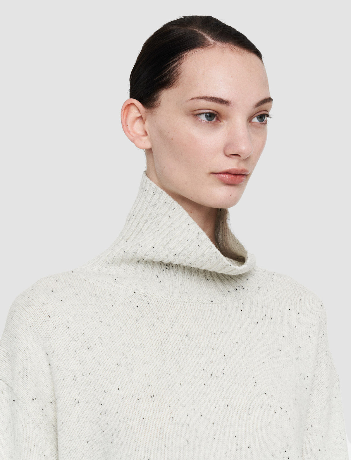 Joseph High Neck Tweed Knit