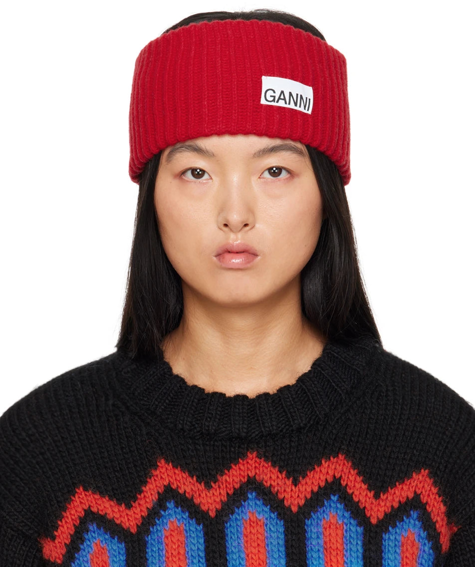 Ganni Structured Rib Headband