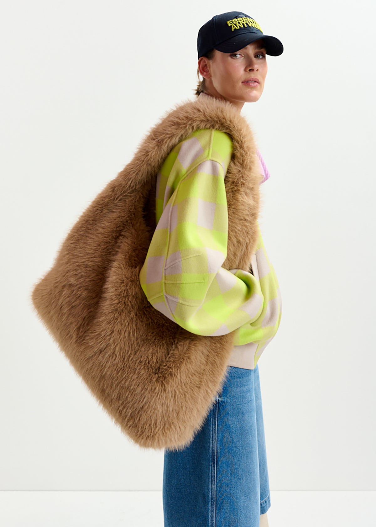 Ibag faux fur bag