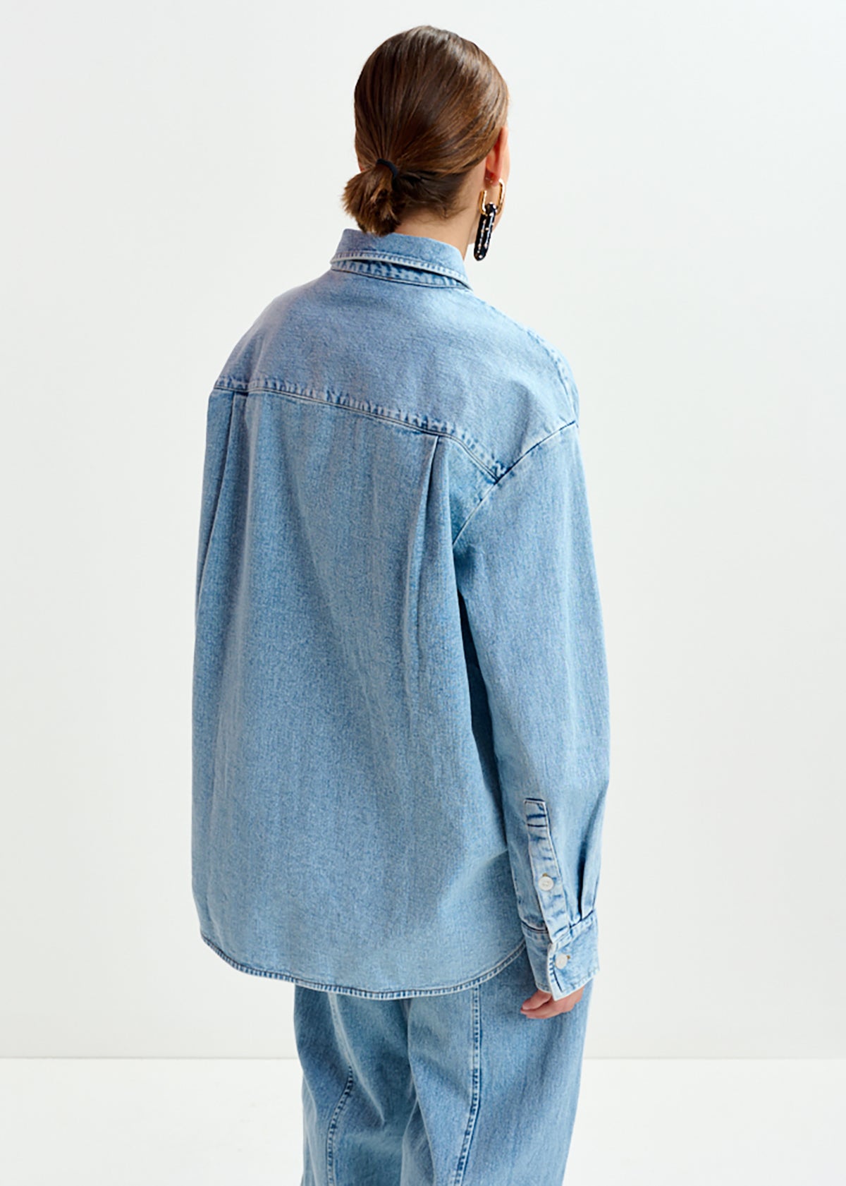 Icksonville sequin denim shirt
