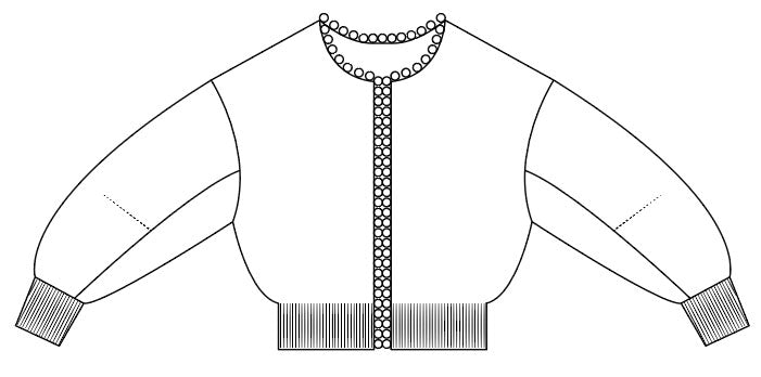 Ideas knit cardigan with beads