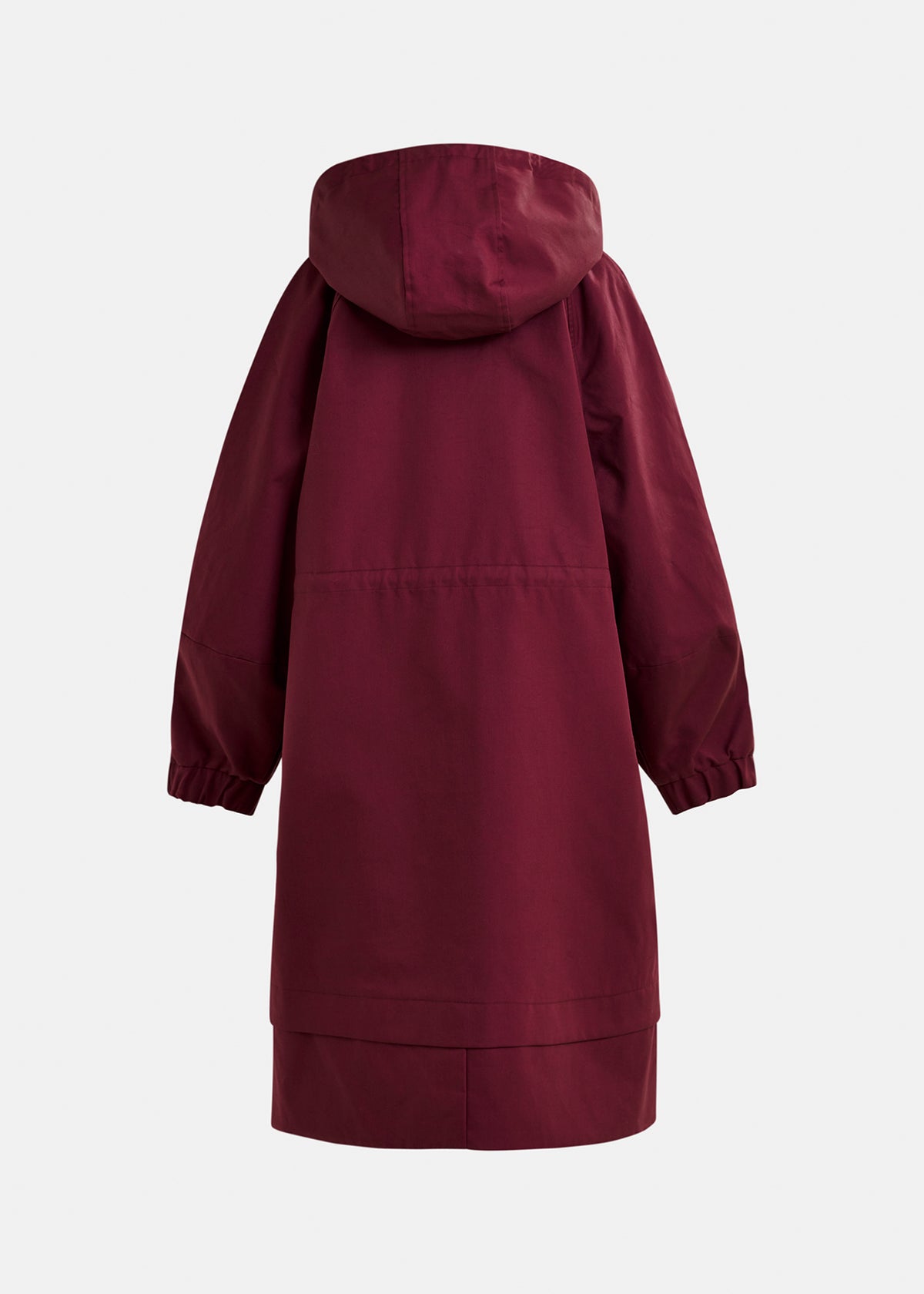 Identify oversized rain coat