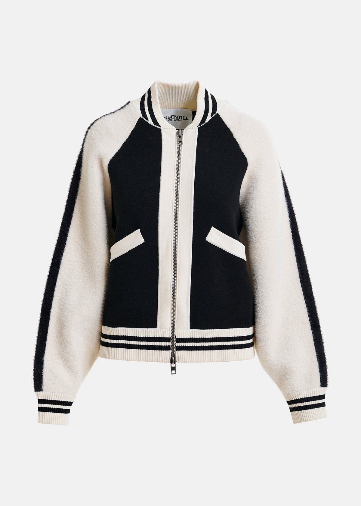 Idol knitted bicolour jacket