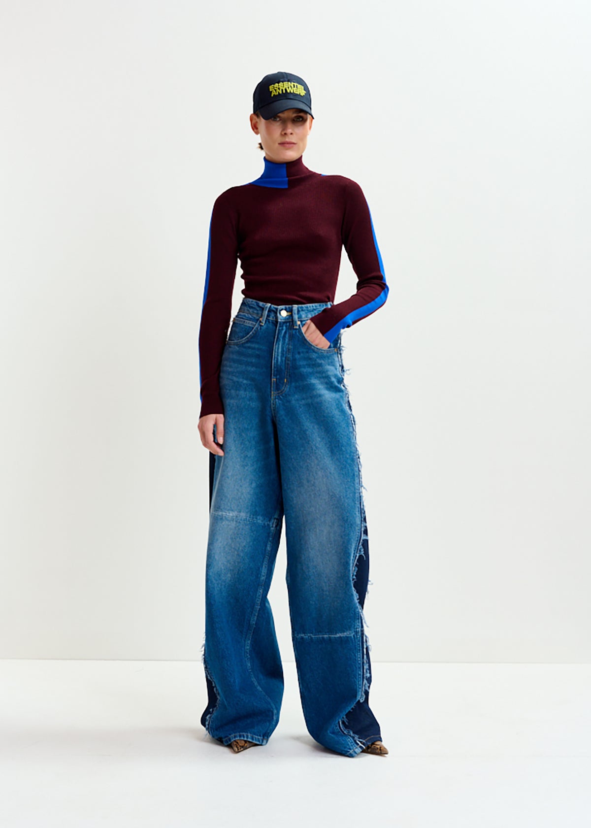 Iffort bicolour fitted pull