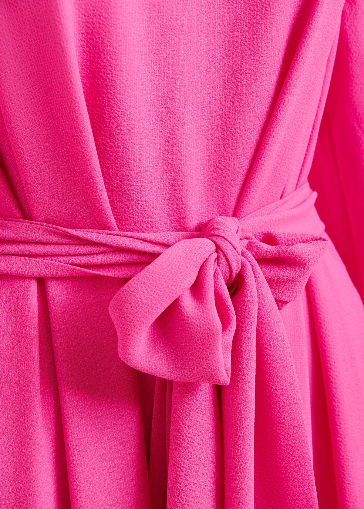 Iflower pussy bow tie dress