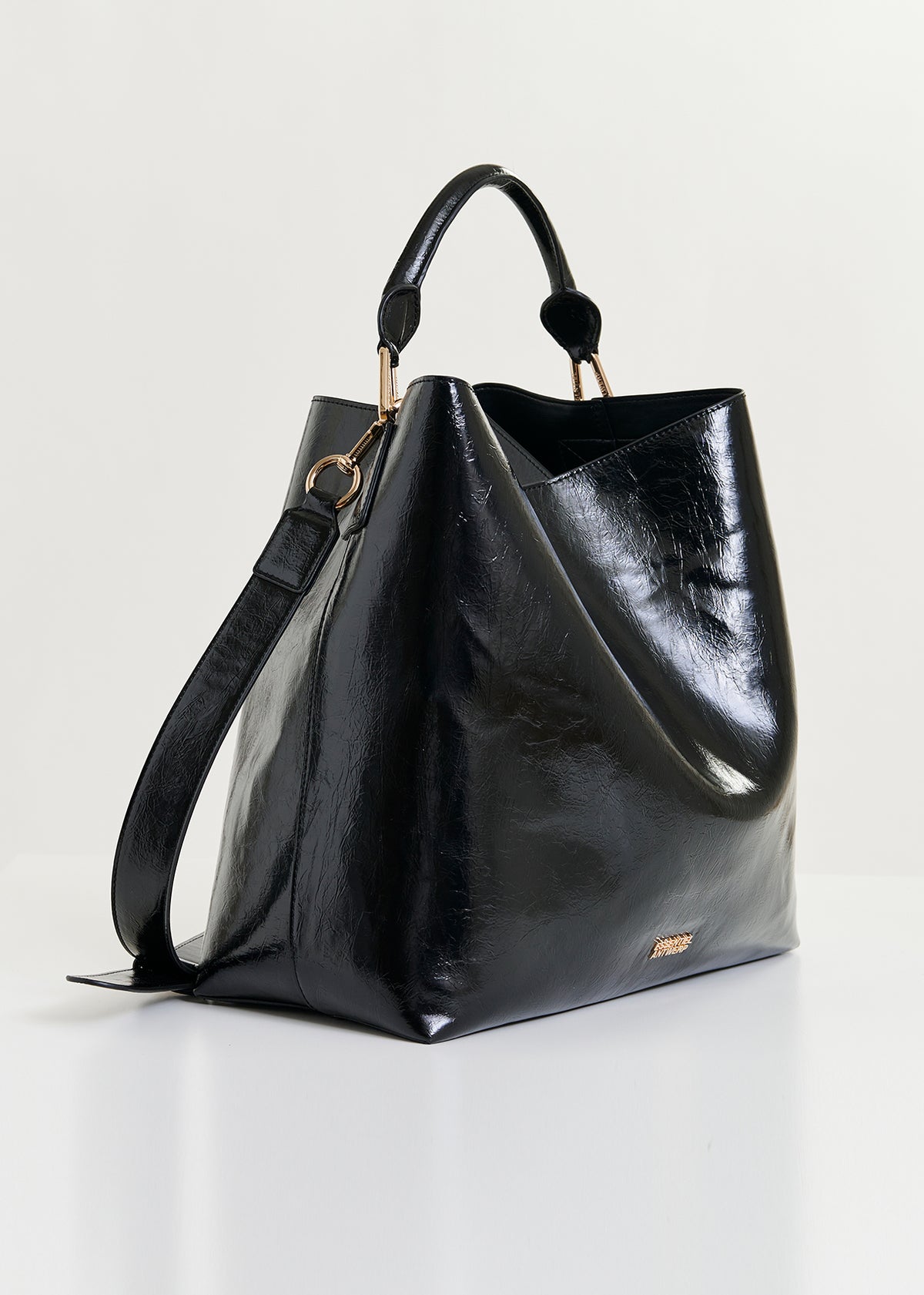 Ihurley shiny shopper bag