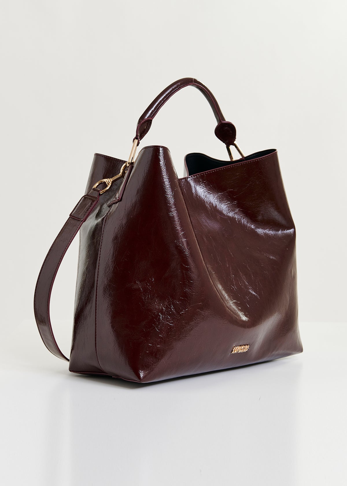 Ihurley shiny shopper bag