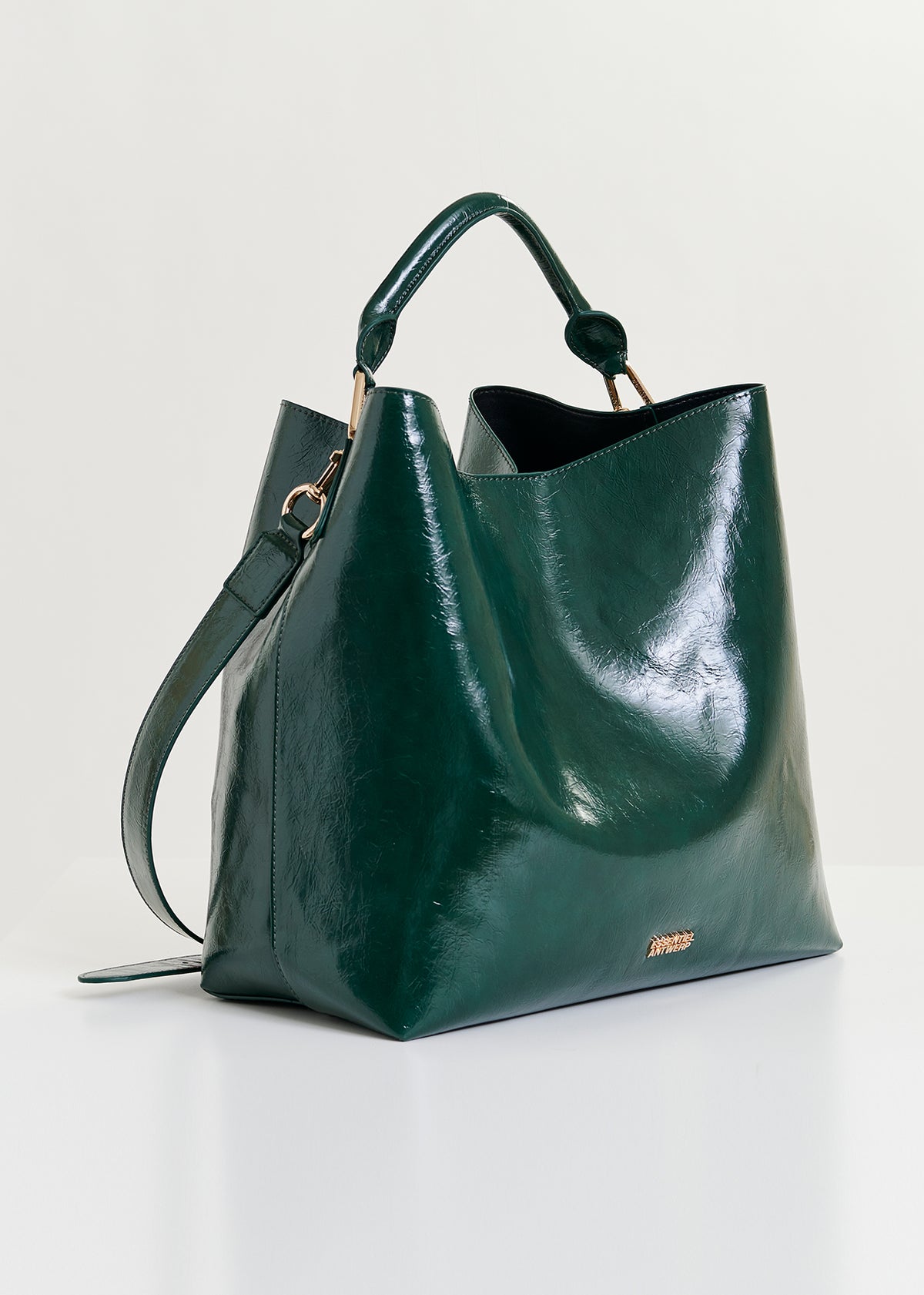 Ihurley shiny shopper bag