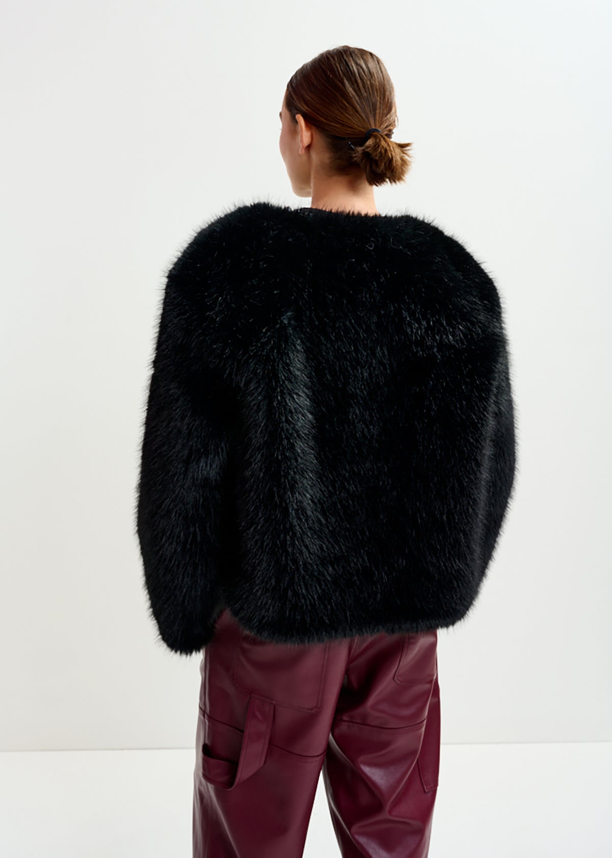 Ijacket faux fur jacket