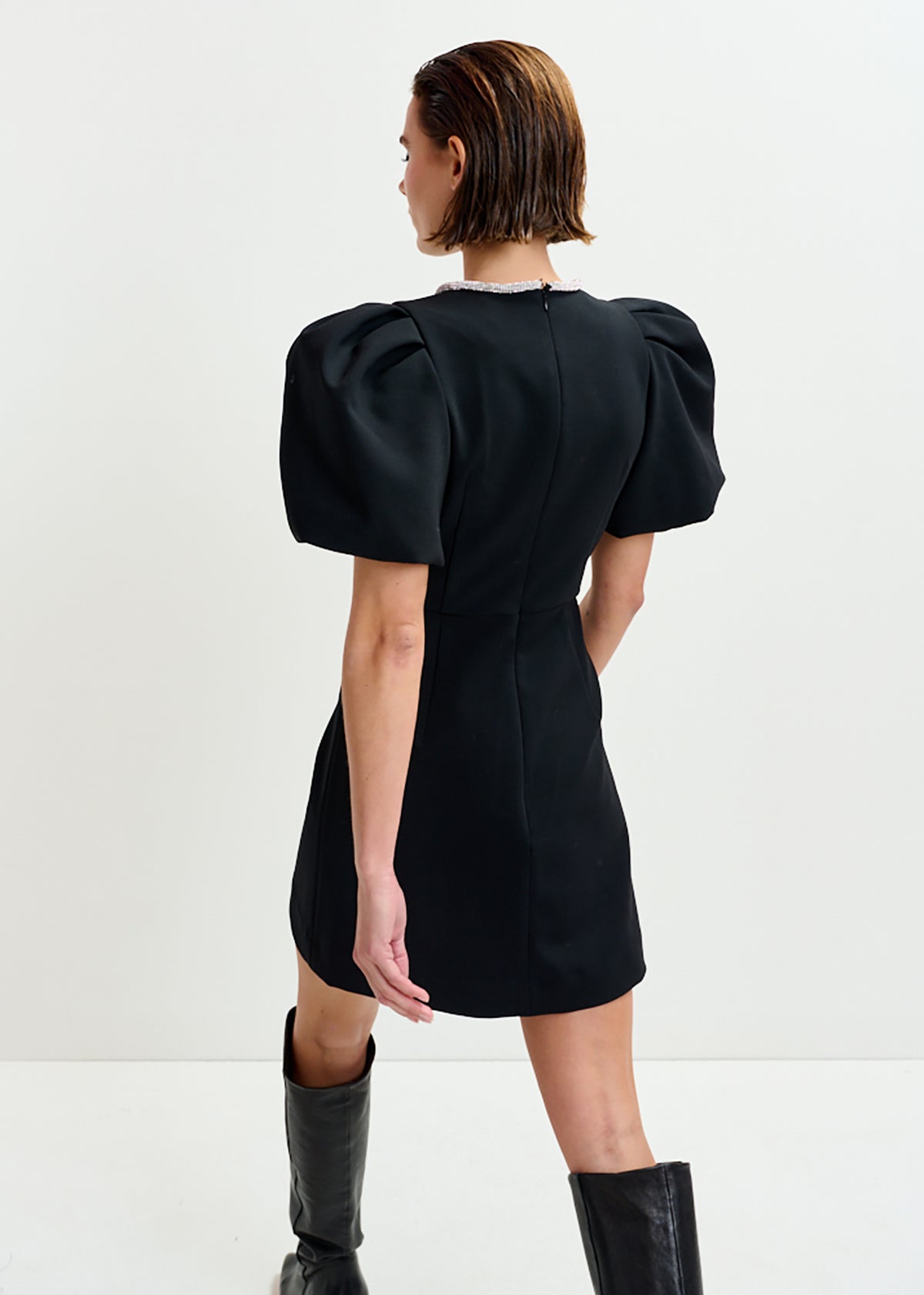 Ijingle rhinestone tape dress