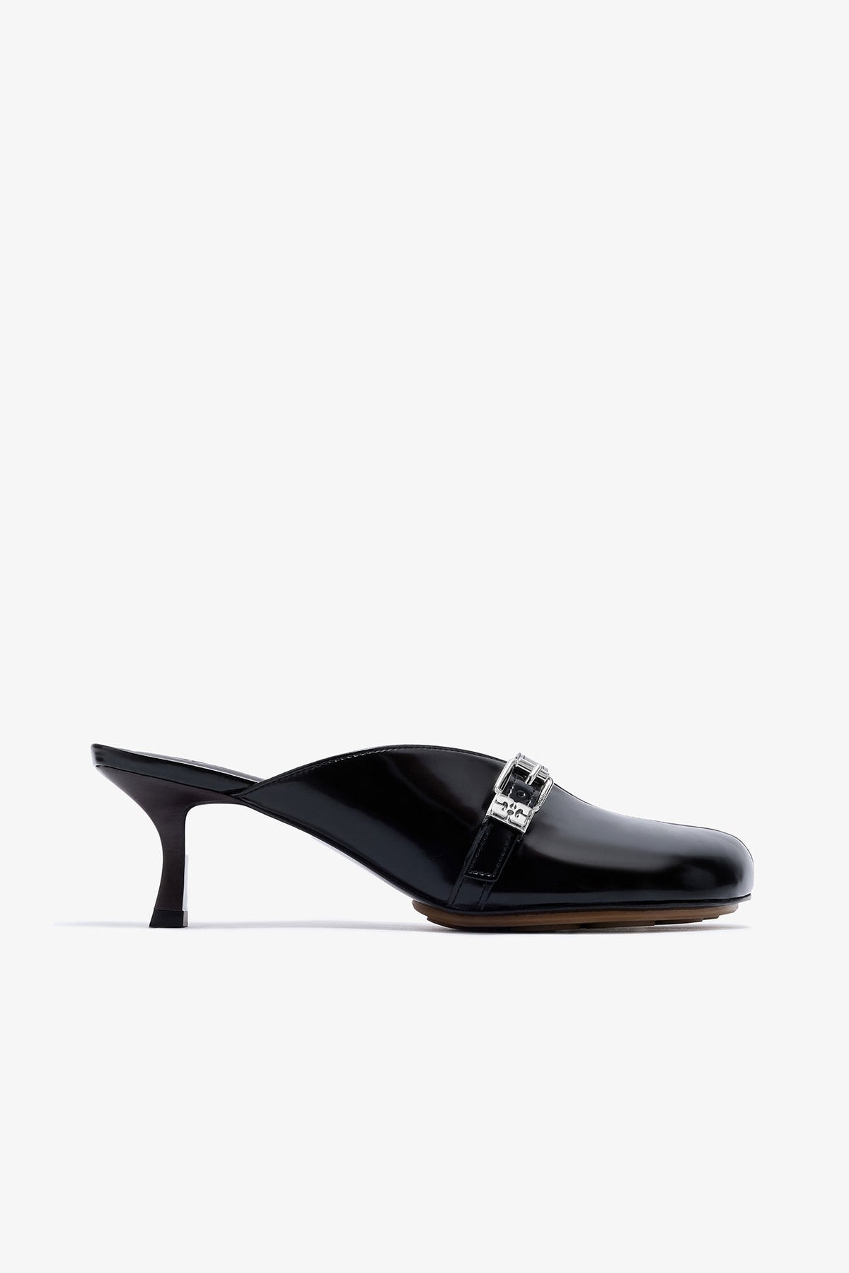 Ganni Sue Heeled Mule Box Oleatex