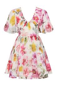 AJE FLEUR MIDI DRESS