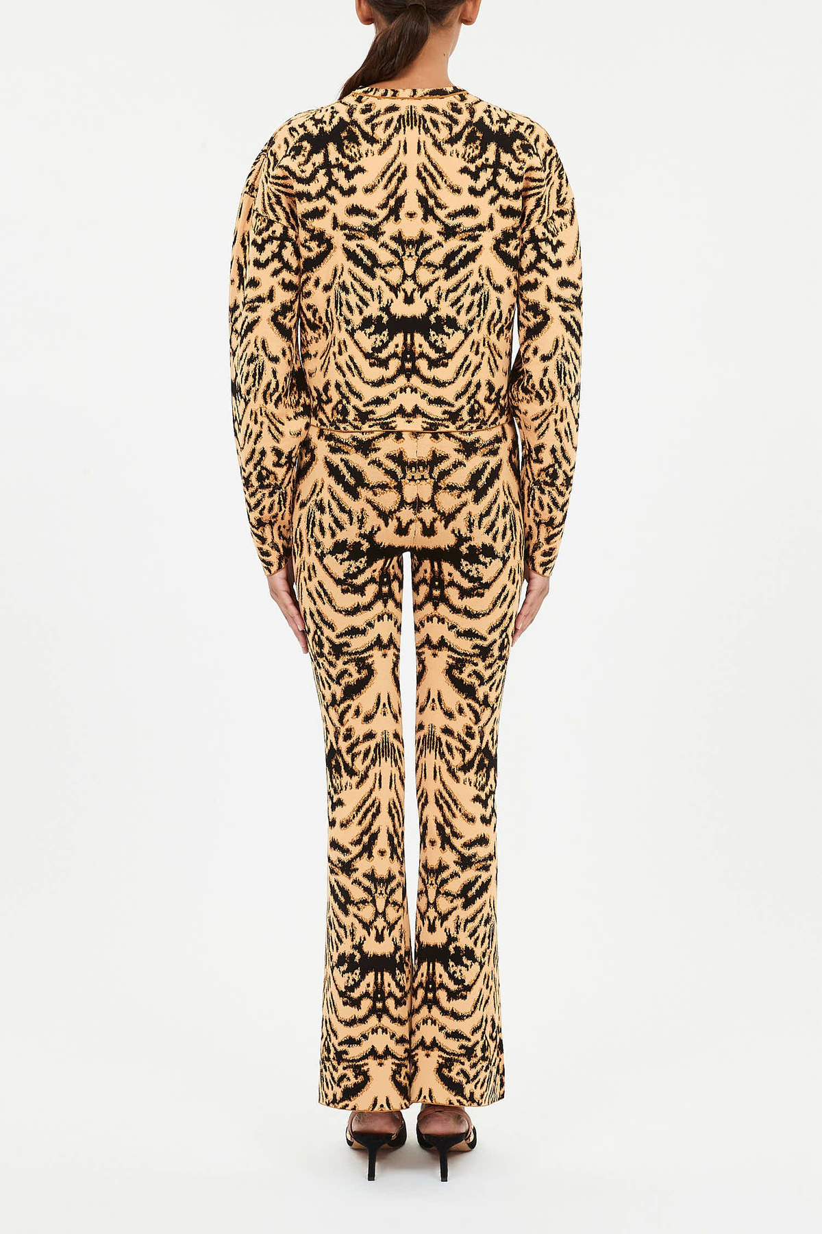 Cade Jacquard Knit Long Sleeve Pullover