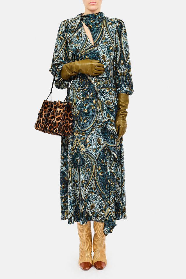 Sabrina LS Silk Dress
