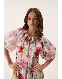 AJE FLEUR MIDI DRESS